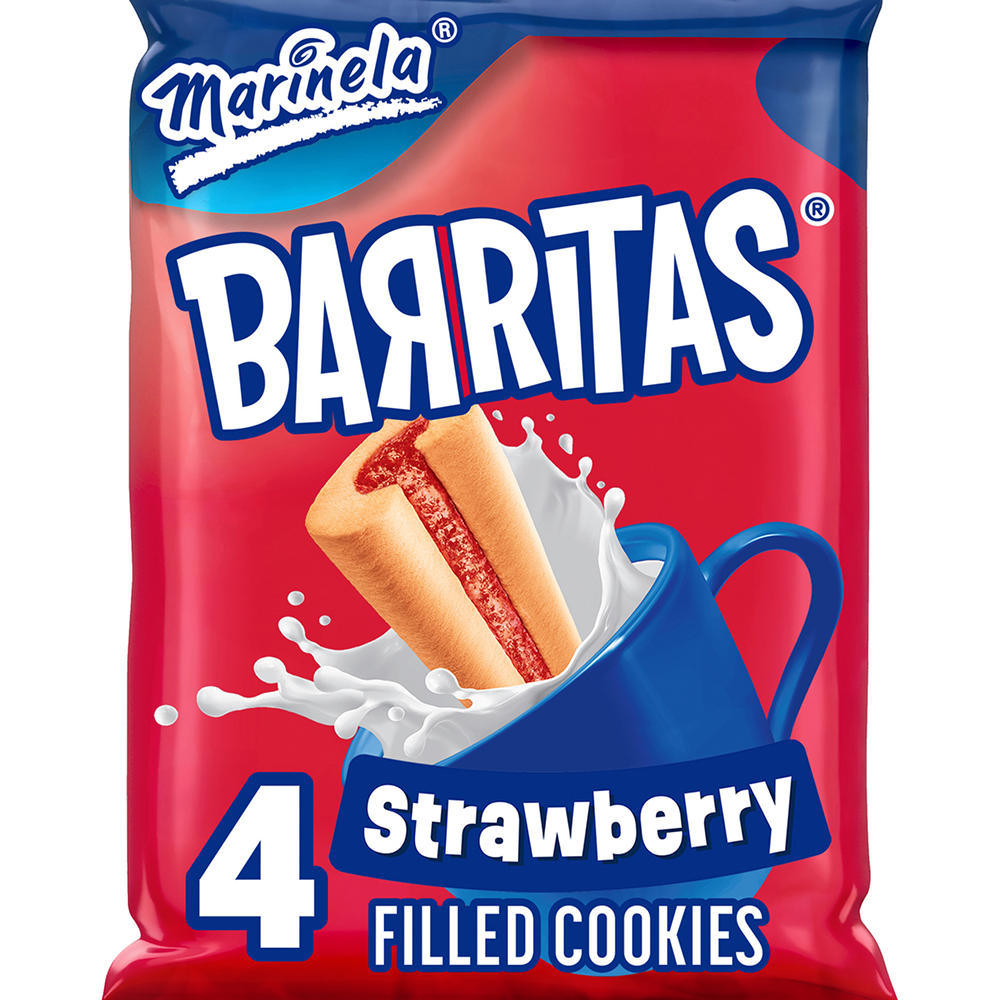 Marinela Barritas Fresa Filled Strawberry Cookie Bars Twin Packs, 2 ct