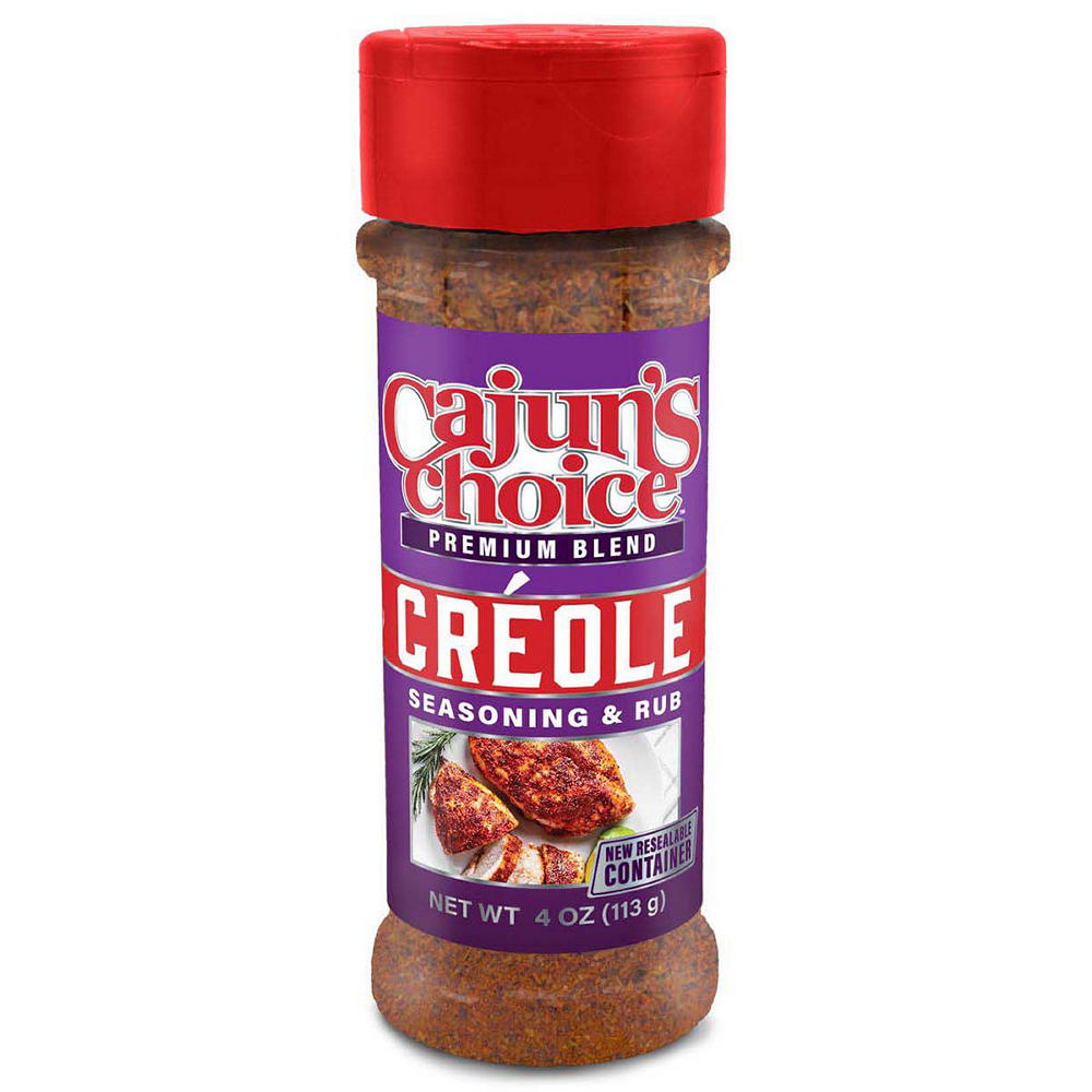 Cajun's Choice Creole Seasoning & Rub, 4 oz