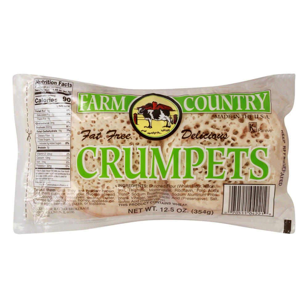 Farm Country Fat Free Crumpets, 12.5 oz