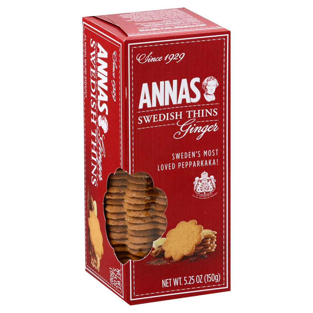 Anna's Ginger Swedish Thins Cookies, 5.25 oz