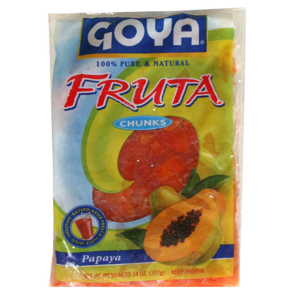 Goya Fruta Papaya Chunks, 14 oz