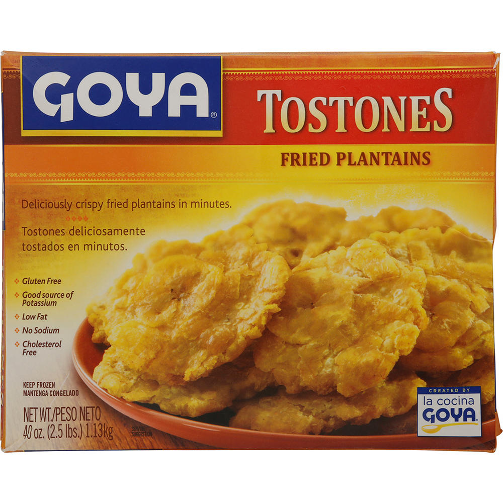 Goya Fried Plantains Tostones - Family Size, 40 oz
