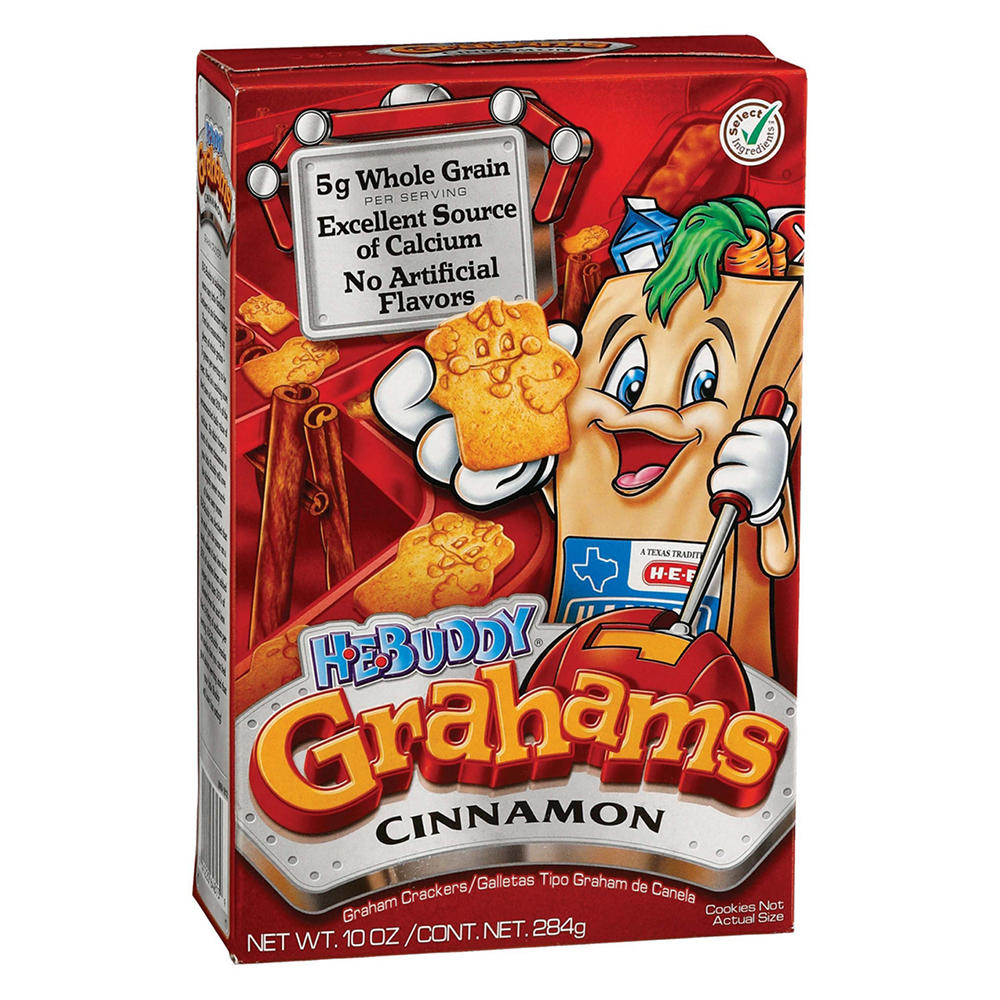 H-E-Buddy Cinnamon Grahams, 10 oz