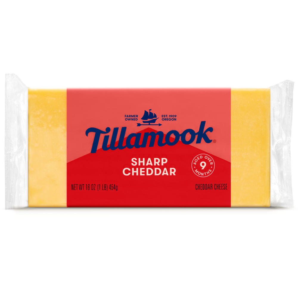 Tillamook Sharp Cheddar Cheese Block, 16 oz