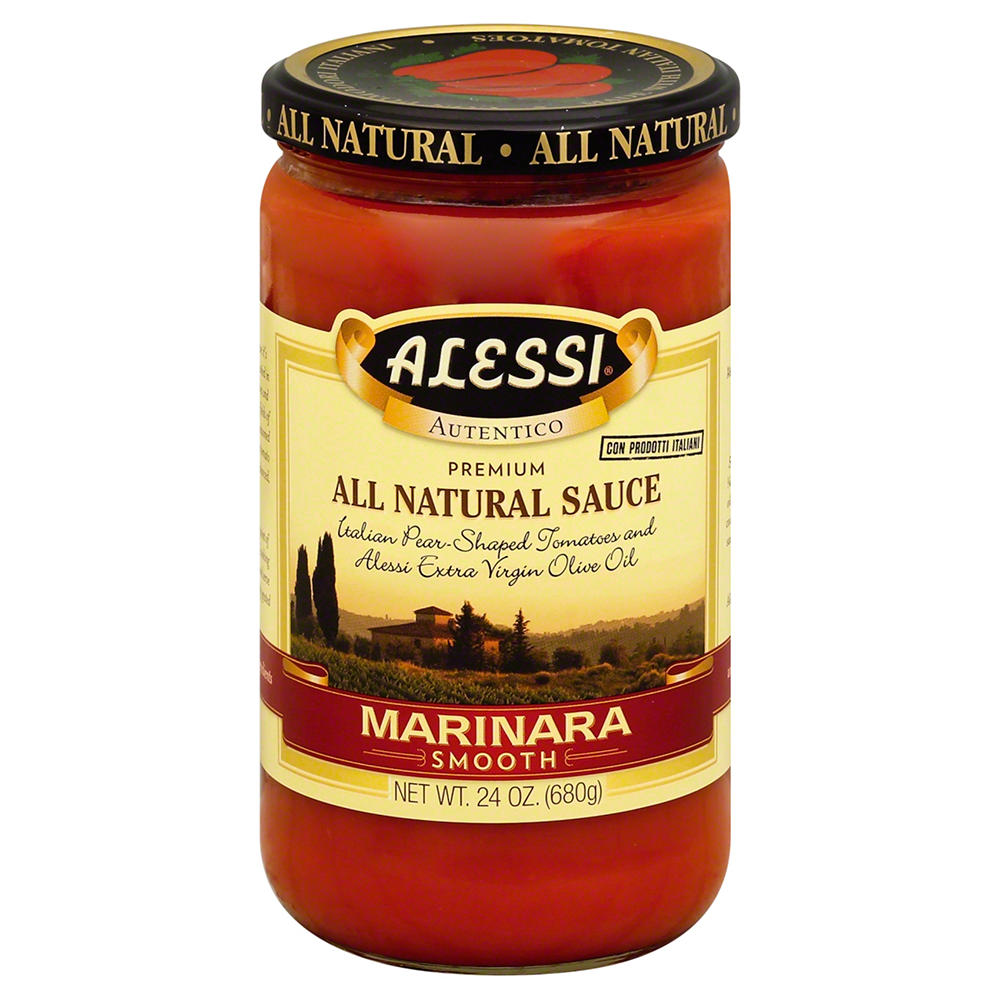 Alessi All Natural Smooth Marinara Sauce, 24 oz