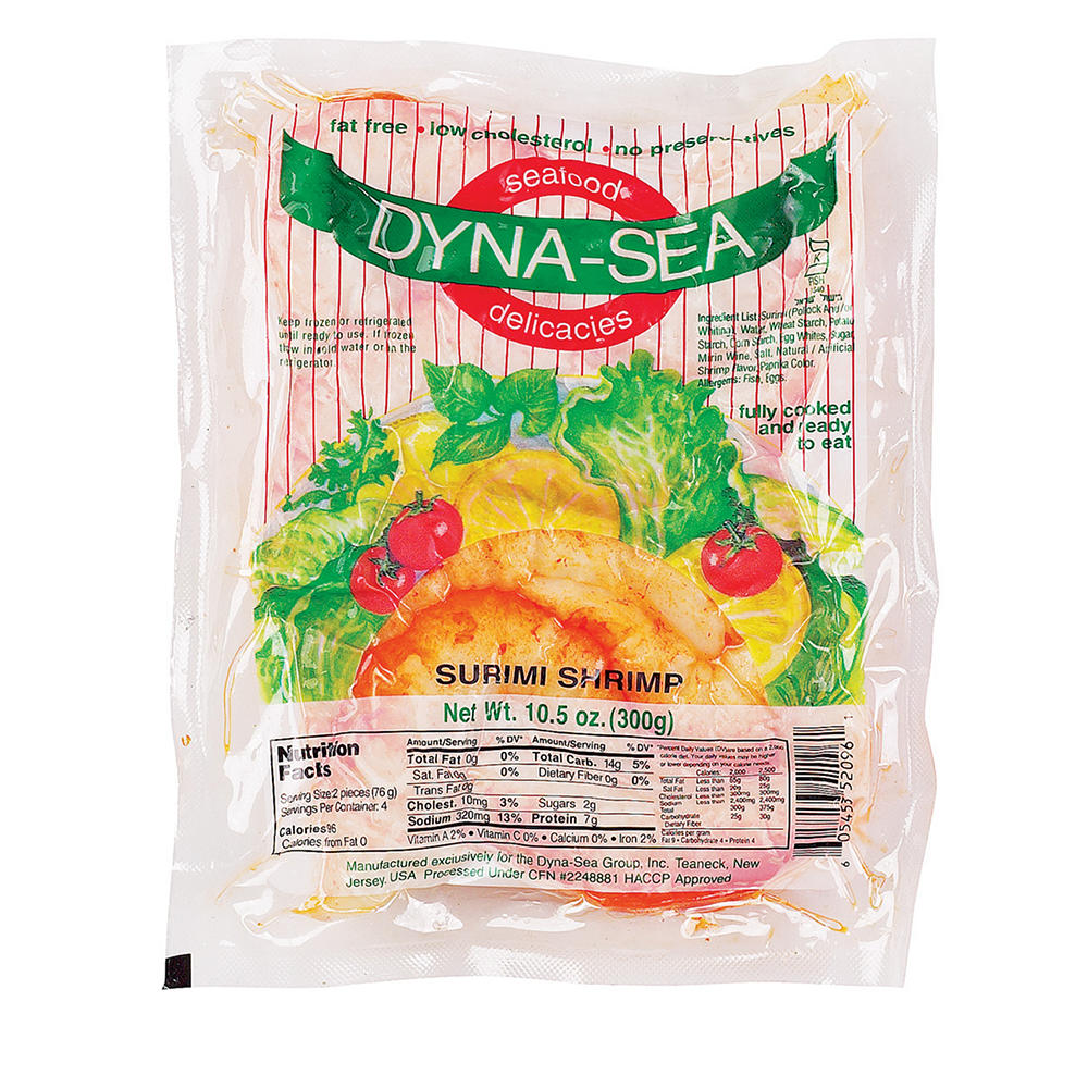 Dyna-Sea Kosher Kosher Surimi Shrimp, 10.5 oz