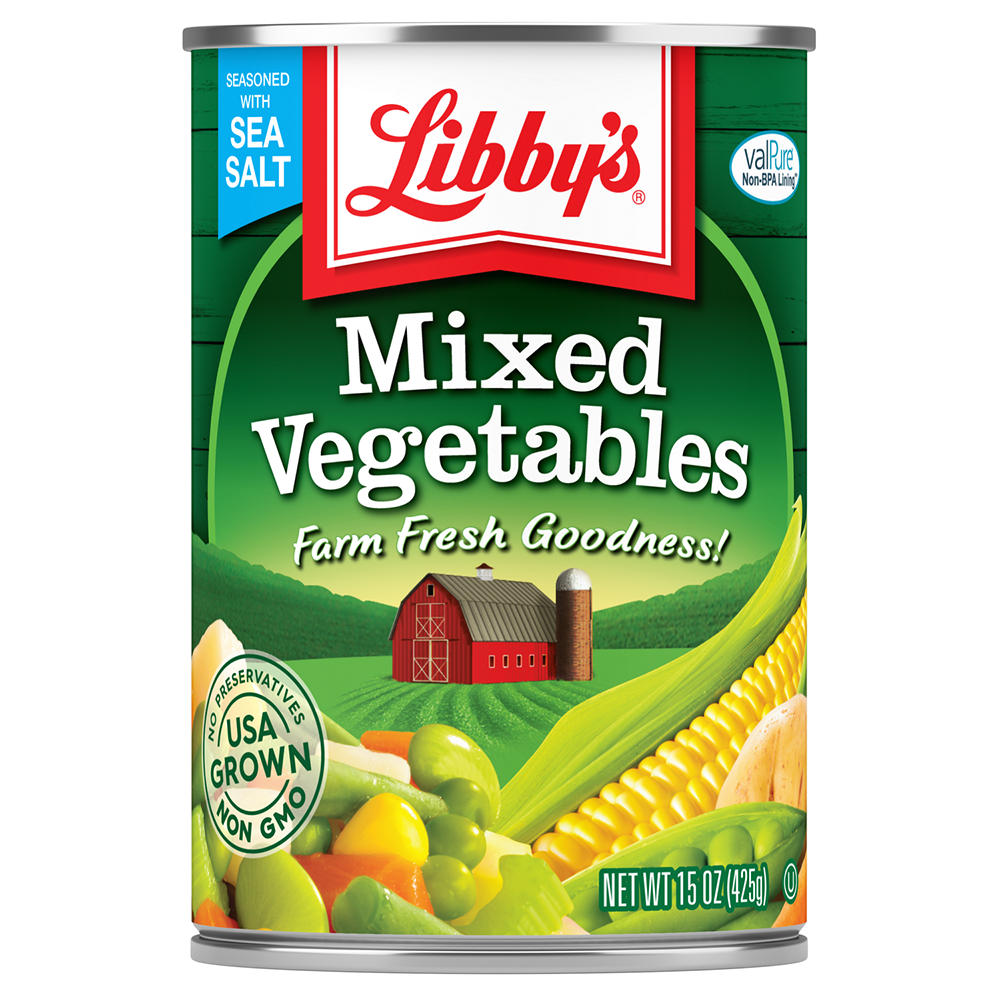 Libby's Mixed Vegetables, 15 oz