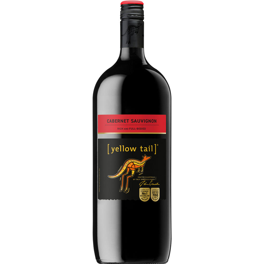 Yellow Tail Cabernet Sauvignon Australia Red Wine, 1.5 L
