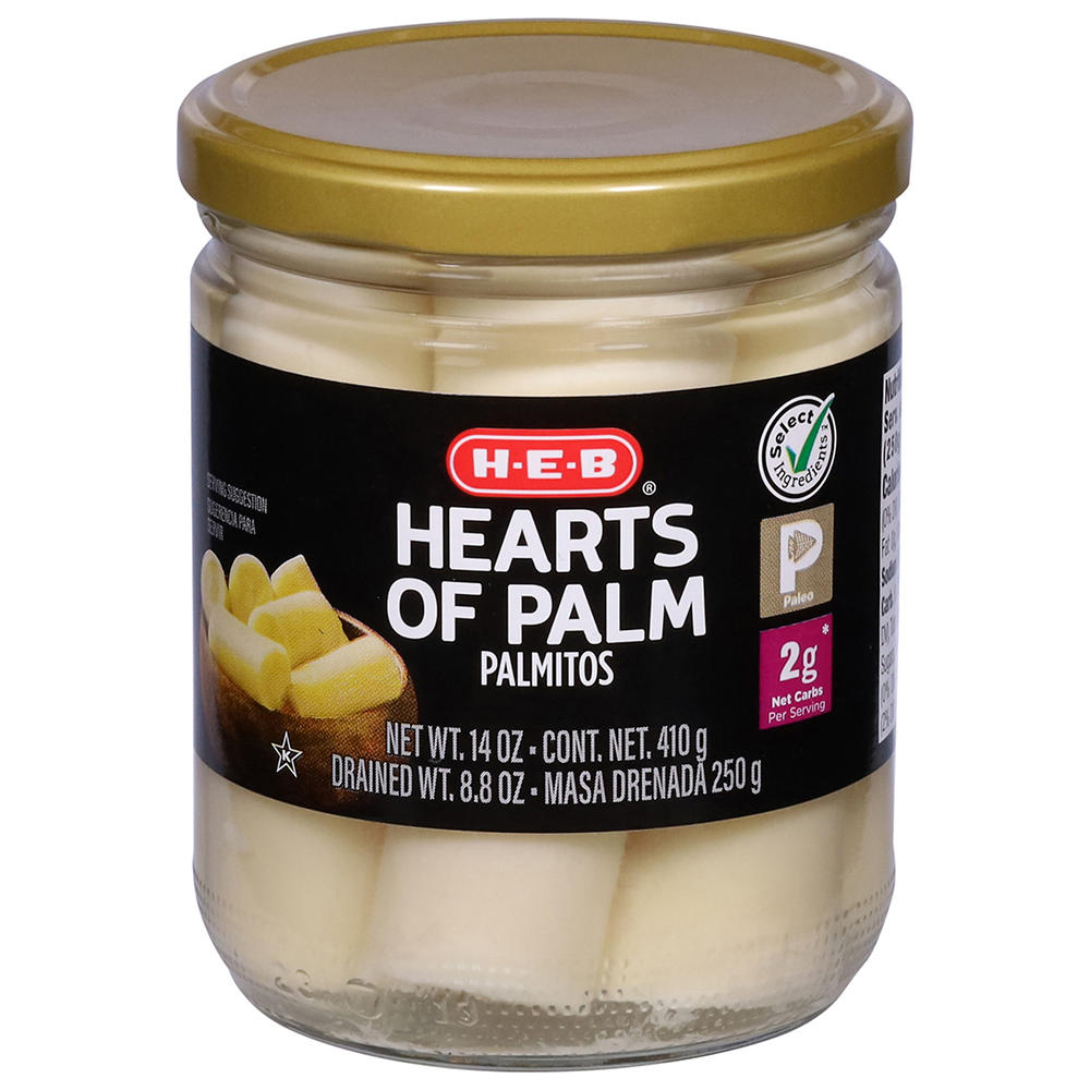 H-E-B Hearts of Palm, 14.4 oz