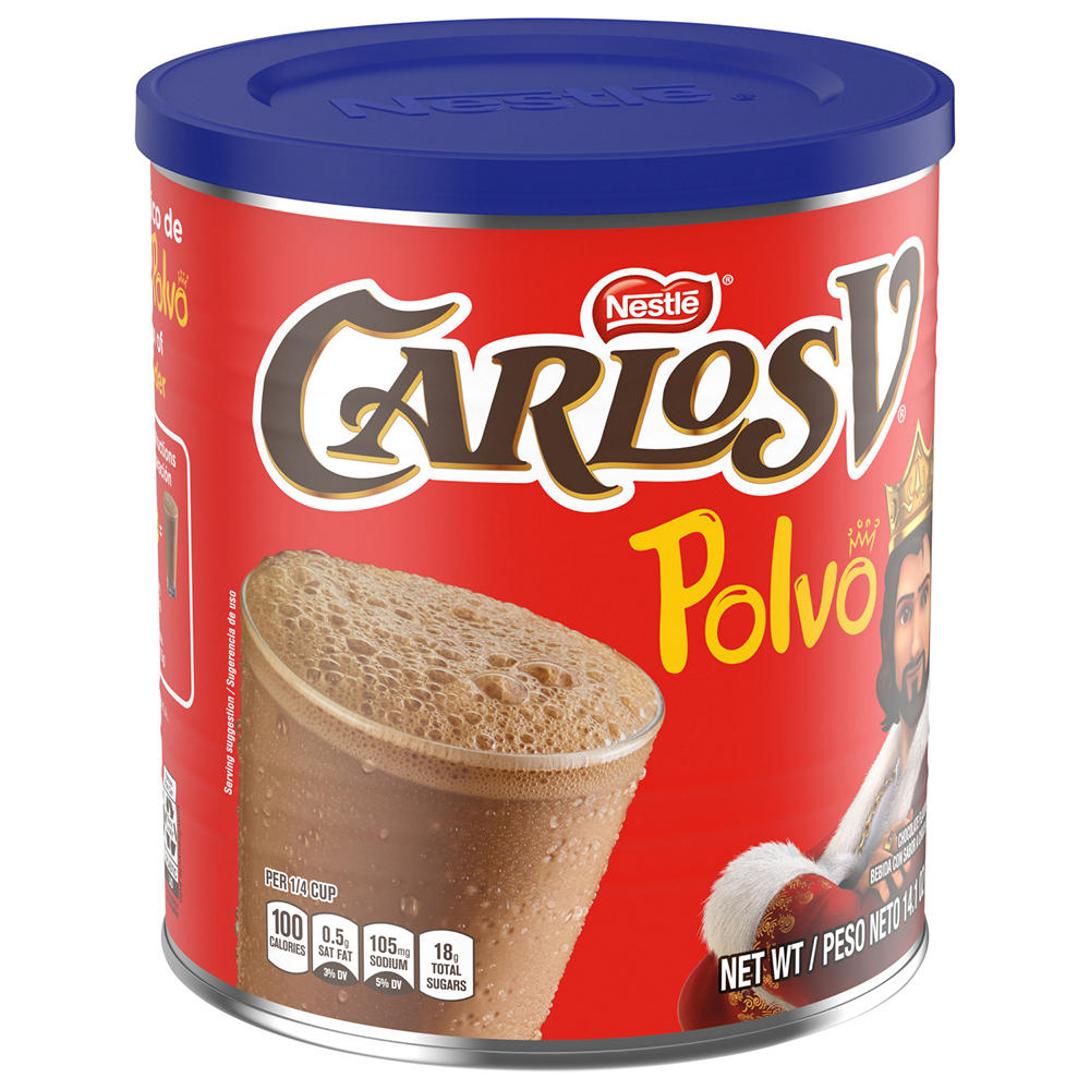 Carlos V Chocolate Flavored Drink Mix, 14.1 oz