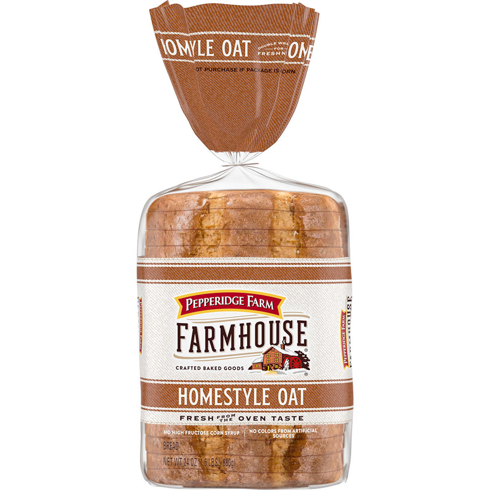 Pepperidge Farm Farmhouse Homestyle Oat Sliced Bread, 24 oz