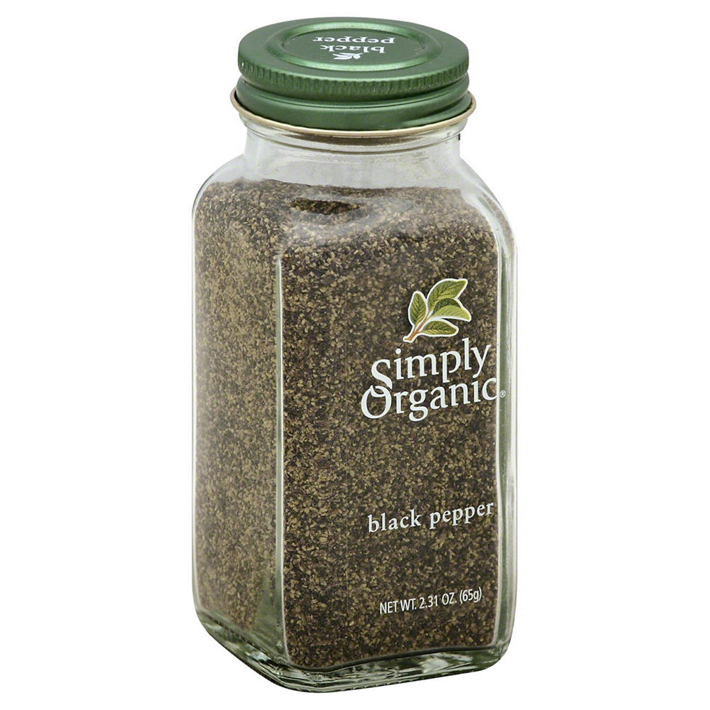 Simply Organic Black Pepper, 2.31 oz