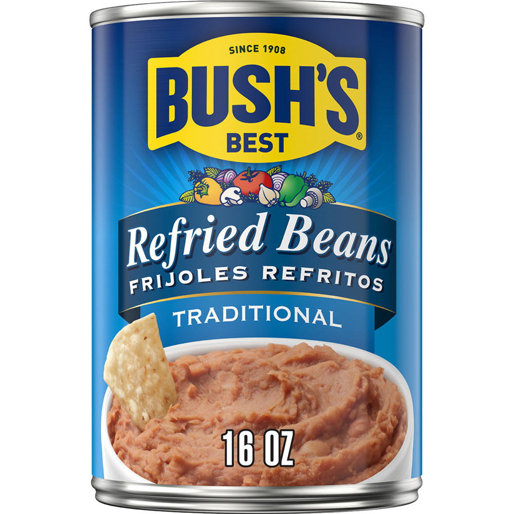 Bush's Best Traditional Refried Beans, 16 oz