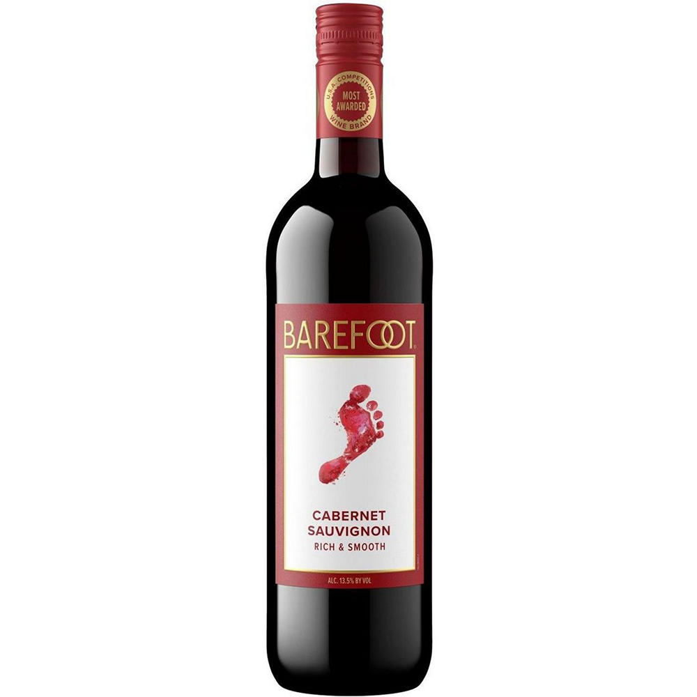 Barefoot Cabernet Sauvignon California Red Wine, 750 mL