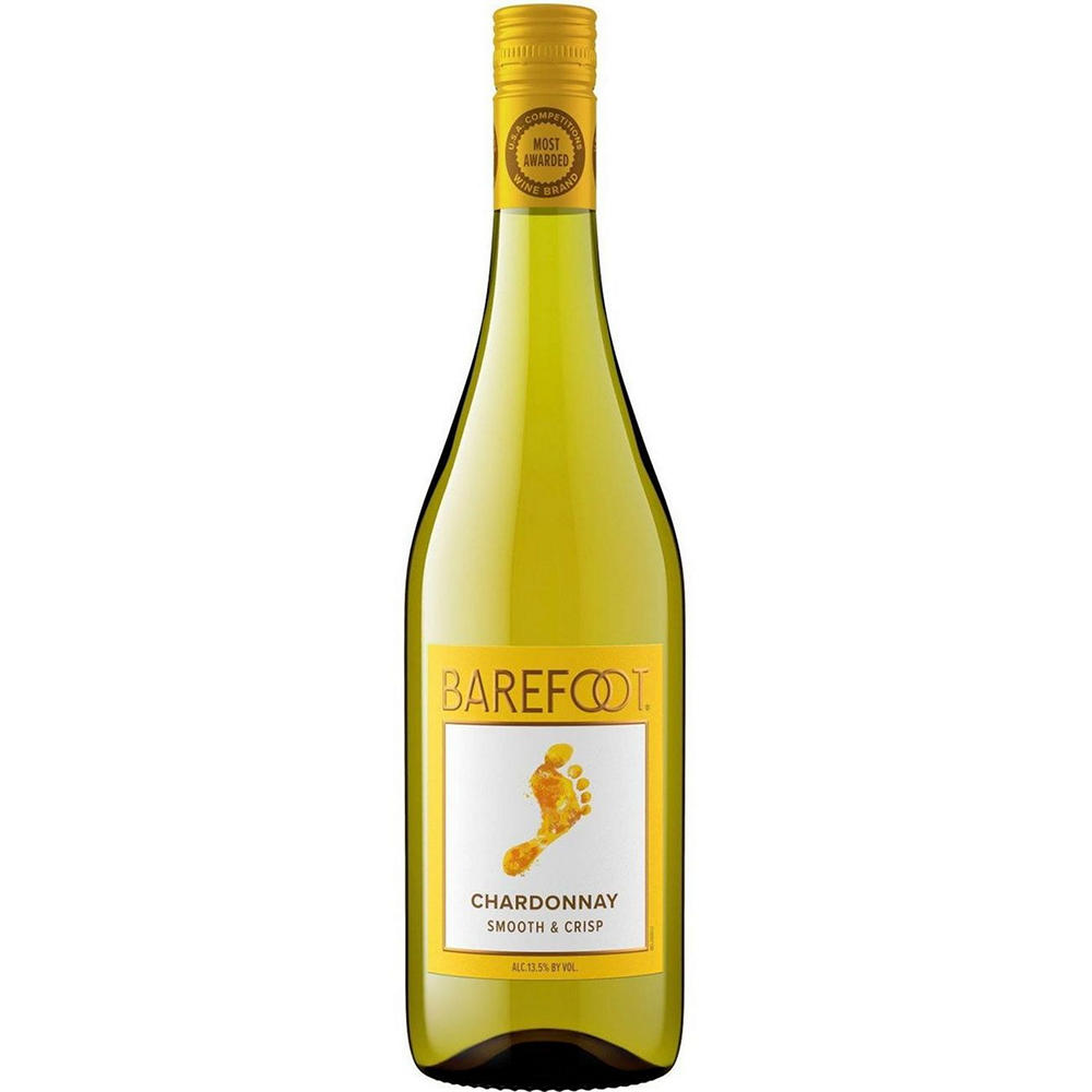 Barefoot Chardonnay California White Wine, 750 mL