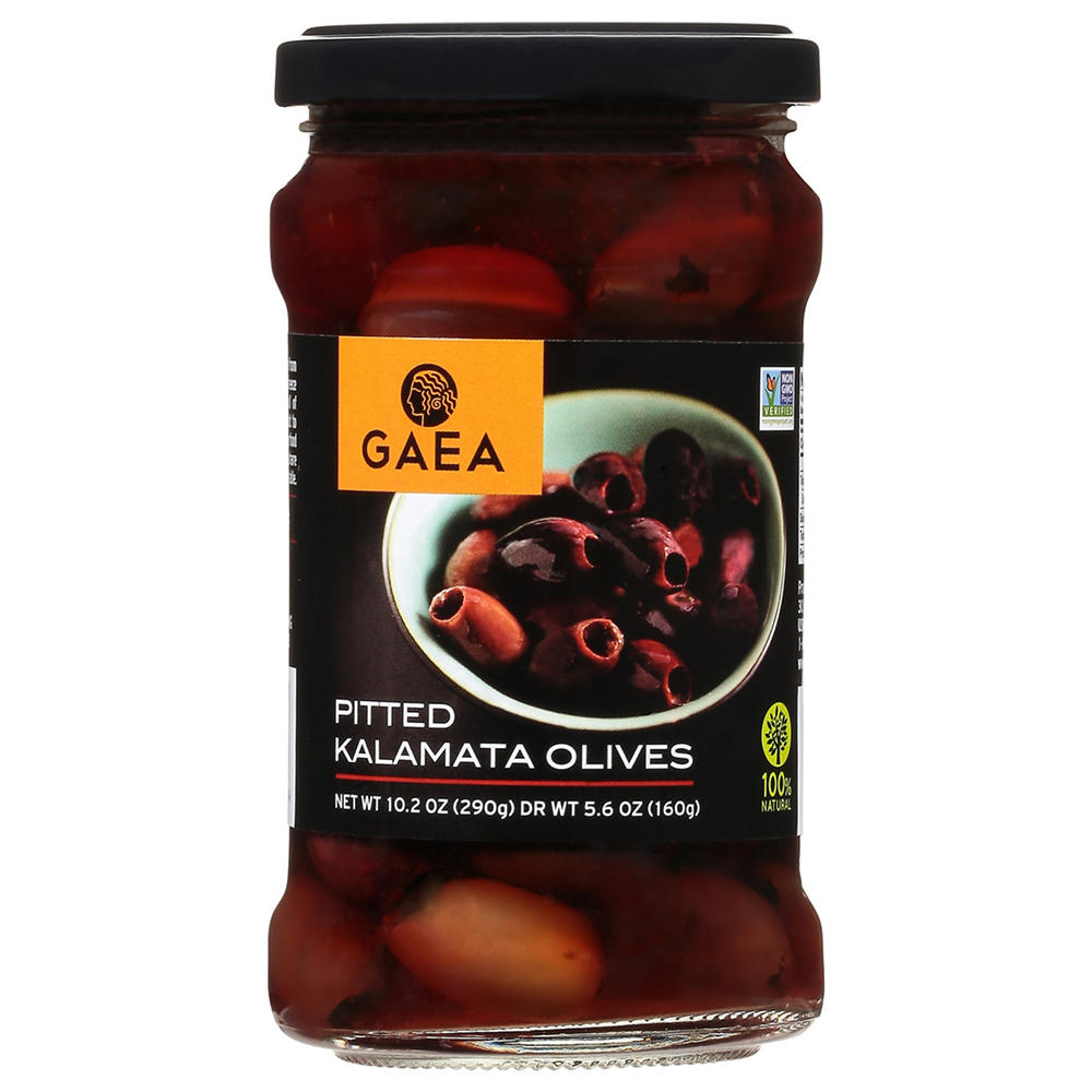 Gaea Pitted Kalamata Olives, 10.2 oz