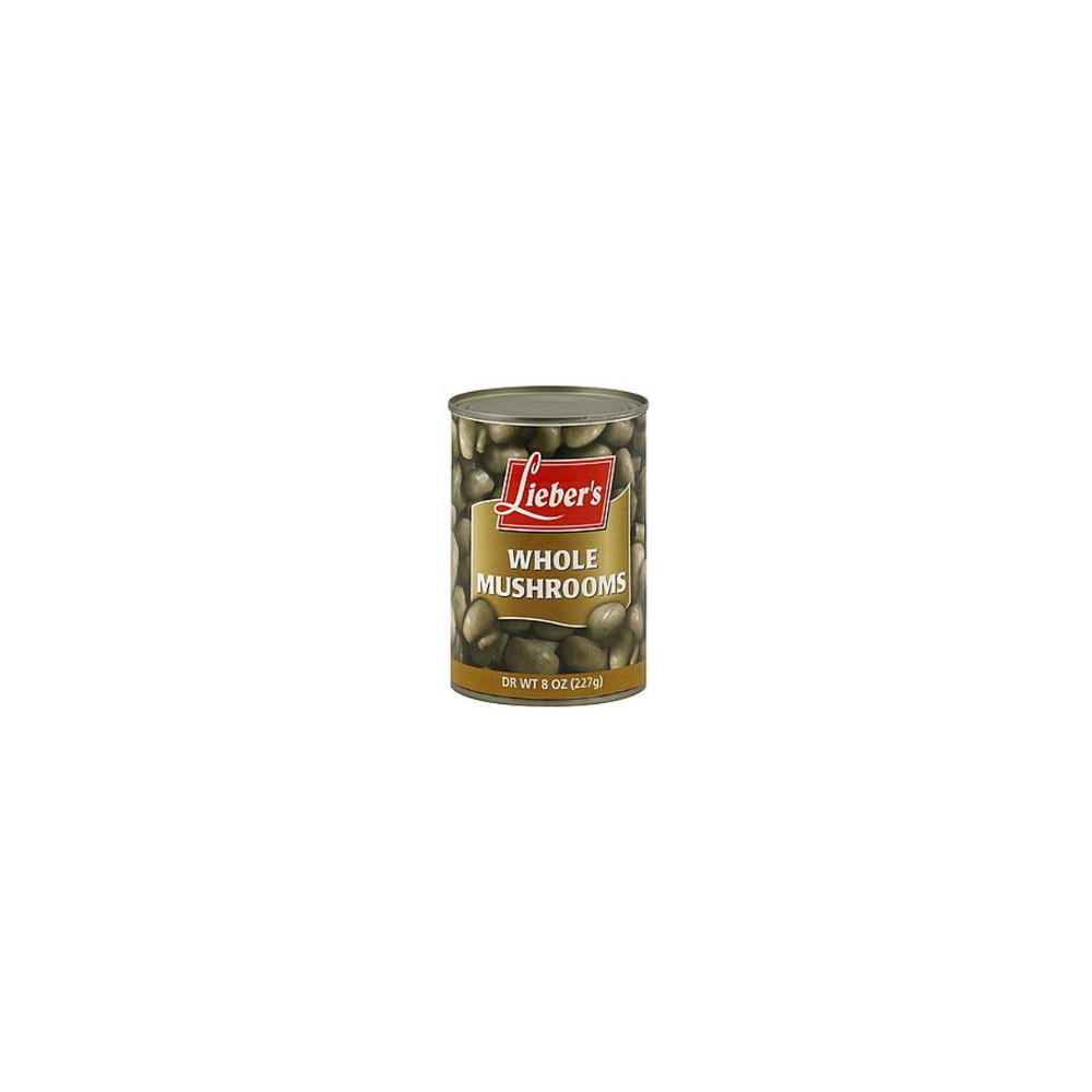 Lieber's Kosher Whole Mushrooms, 8 oz