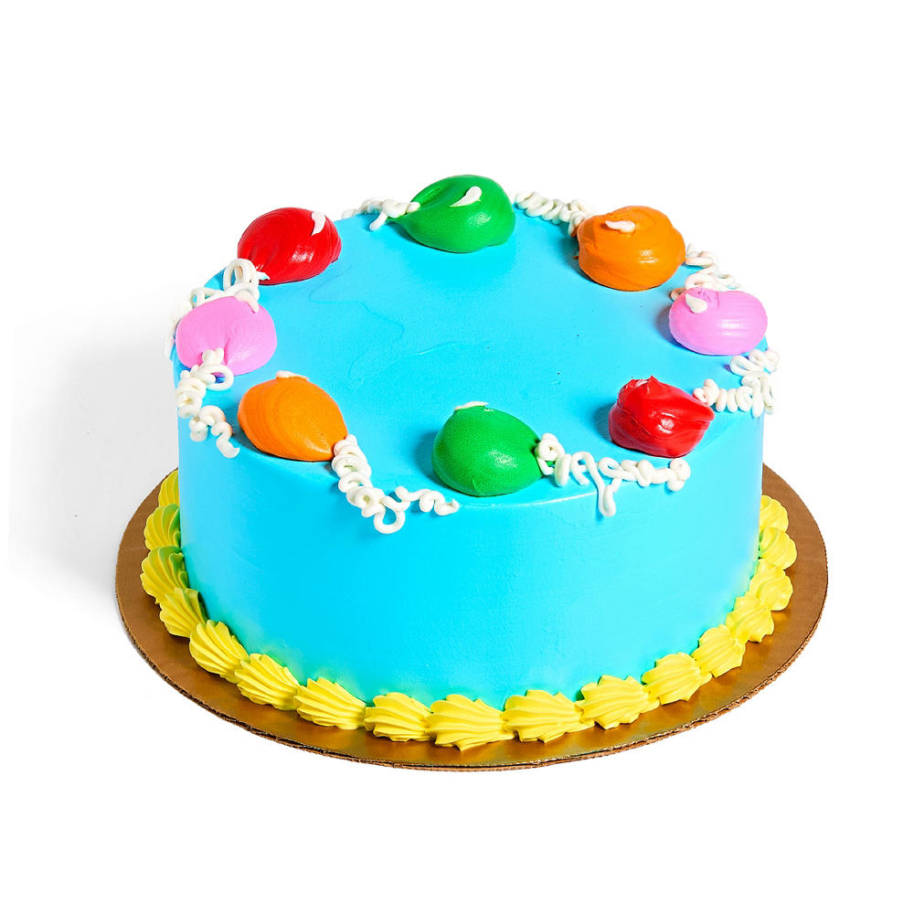 H-E-B Bakery White Cake with Vanilla Ice Cream & Elite Icing, 8"