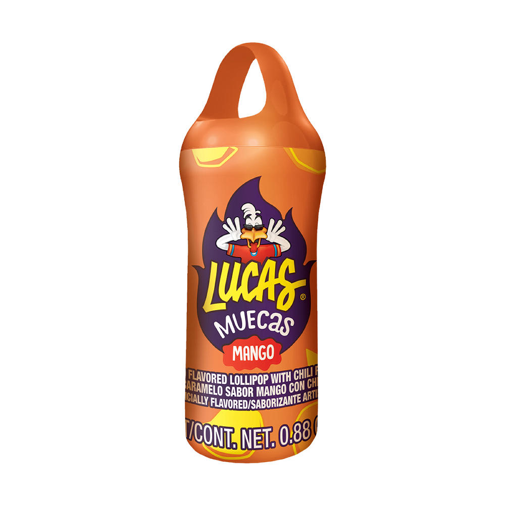 Lucas Muecas Mango Lollipop with Chili Powder Candy, 0.88 oz