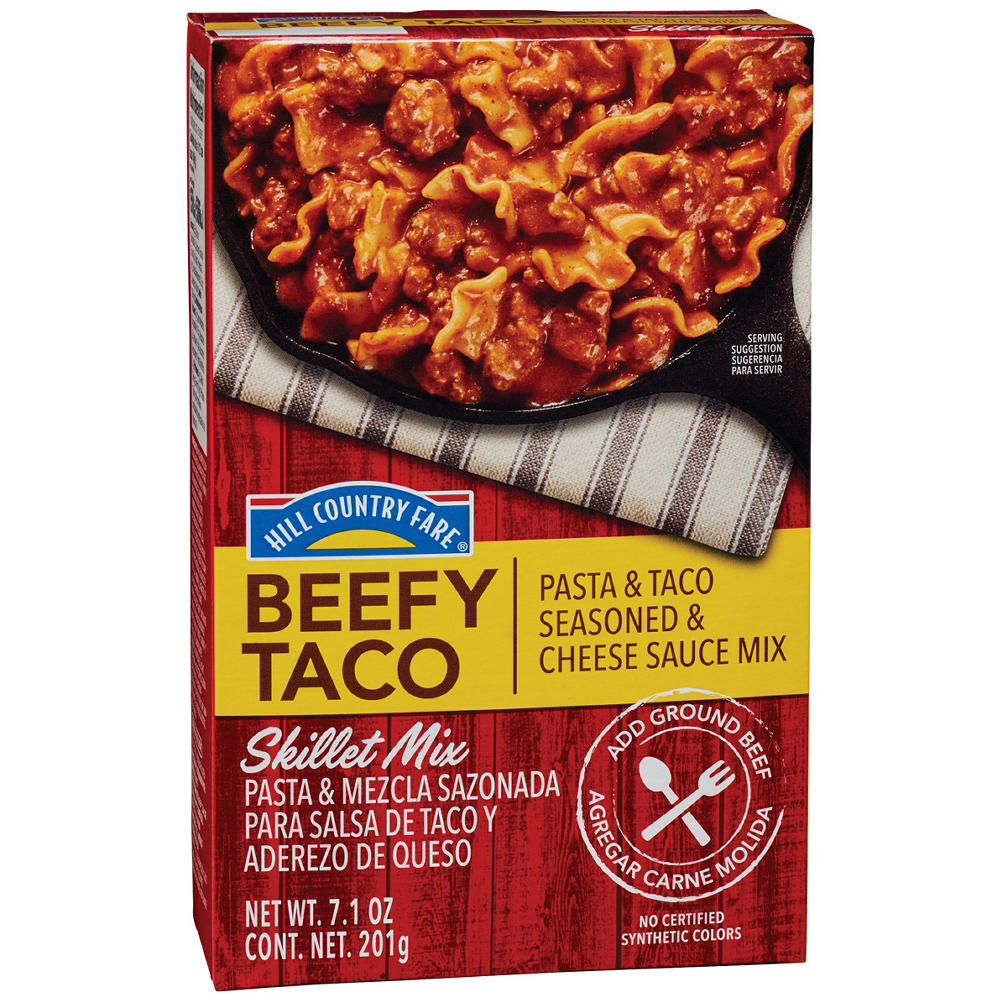 Hill Country Fare Beefy Taco Skillet Mix, 7.1 oz