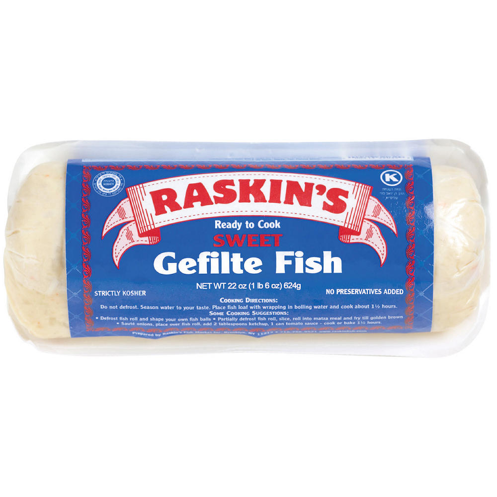 Raskin's Kosher Sweet Gefilte Fish, 24 oz