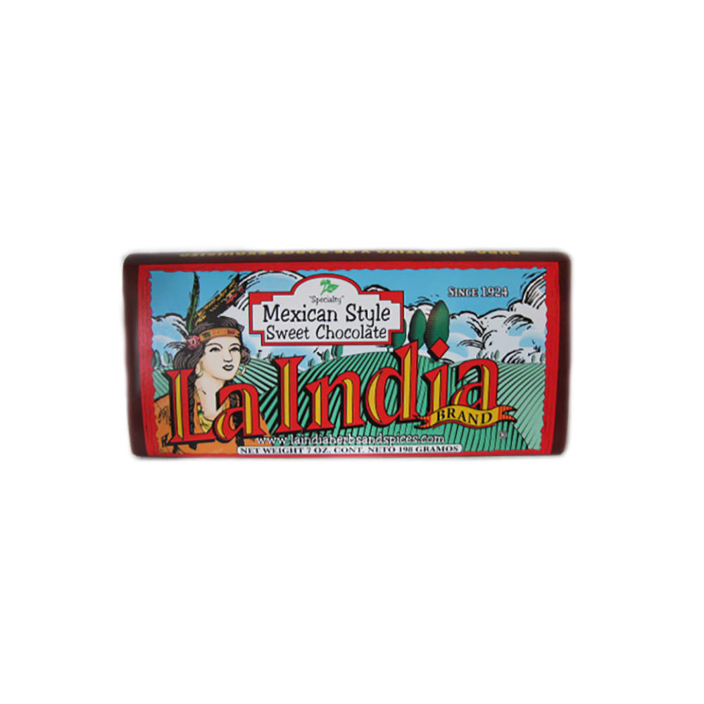La India Mexican Style Sweet Chocolate, 7 oz