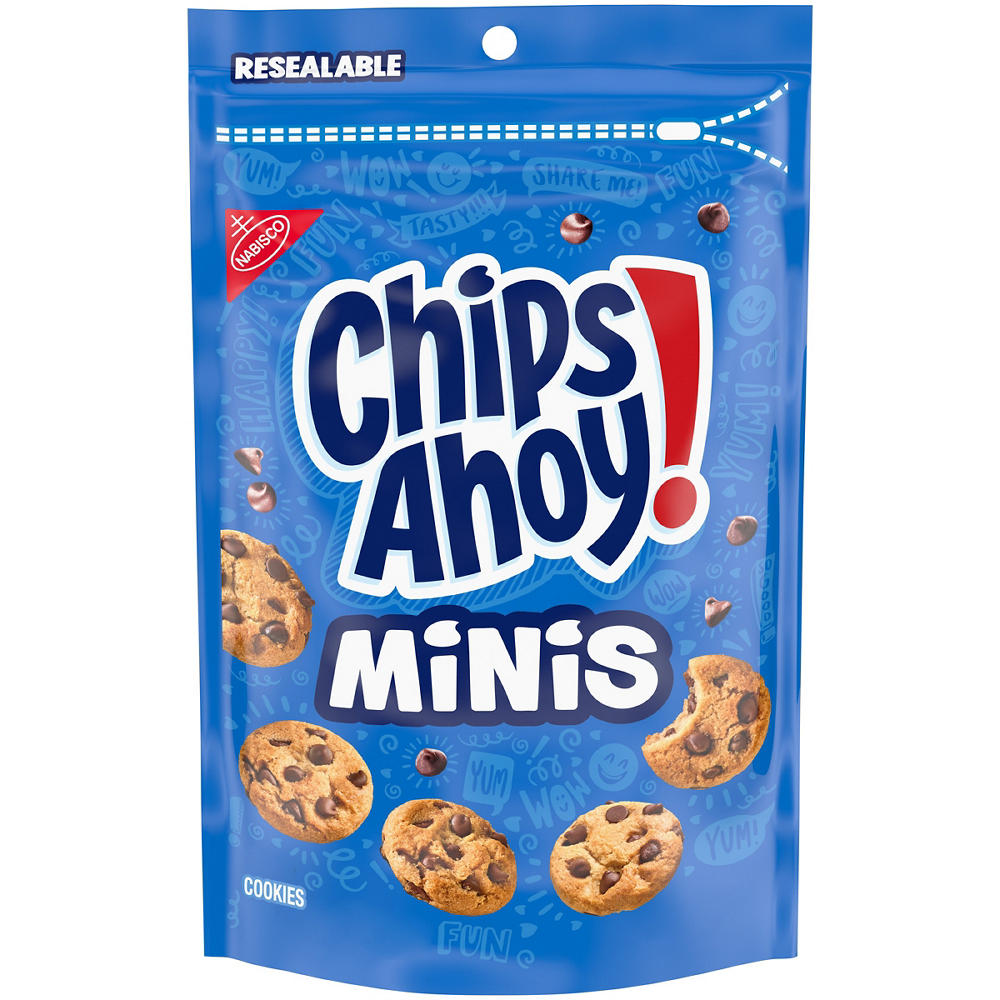 Chips Ahoy! Mini Original Chocolate Chip Cookies Snak-Saks, 8 oz