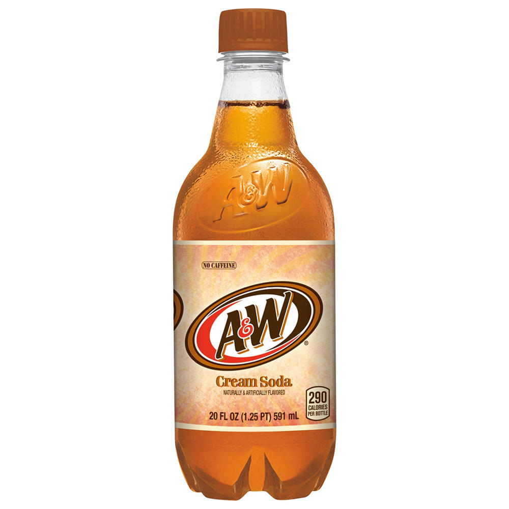A&W Cream Soda, 20 oz