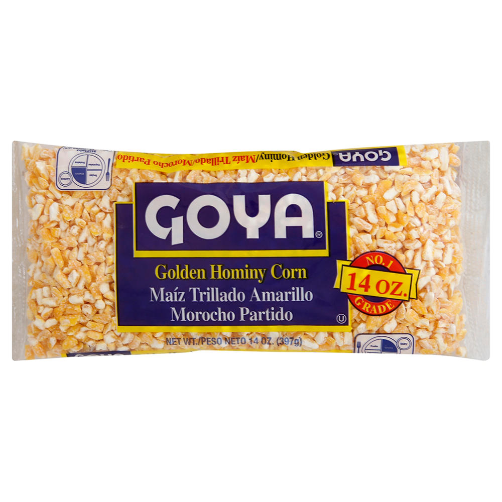 Goya Golden Hominy Corn, 14 oz