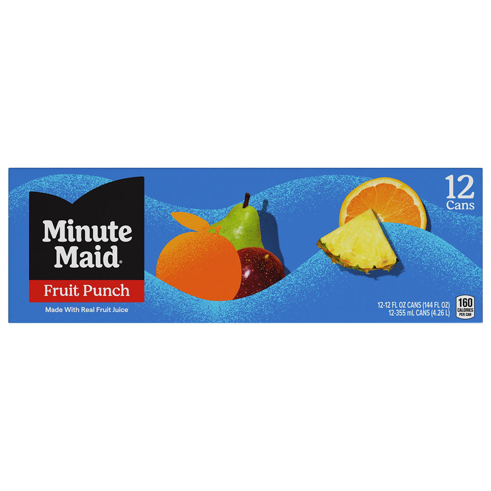 Minute Maid Fruit Punch 12 pk Cans, 12 oz