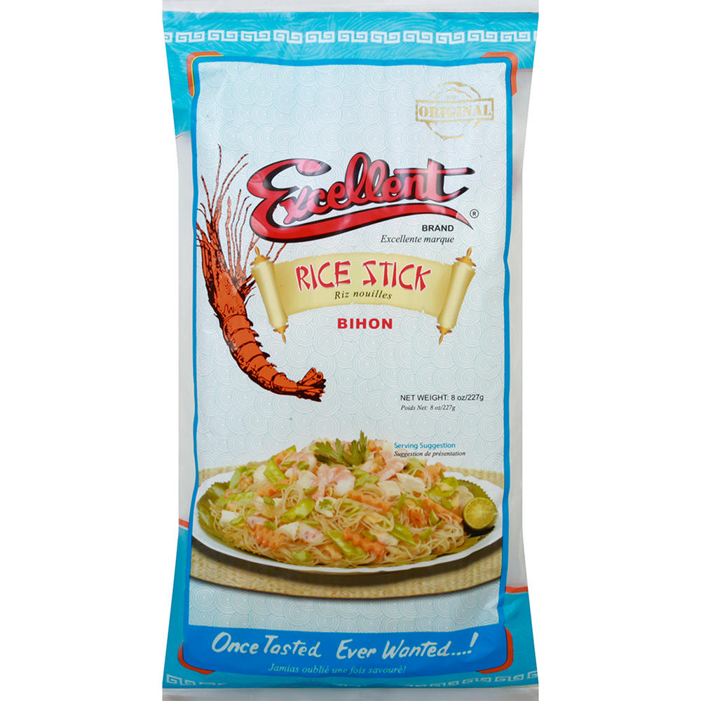 Excellent Pancit Bihon Rice Stick Noodles, 8 oz