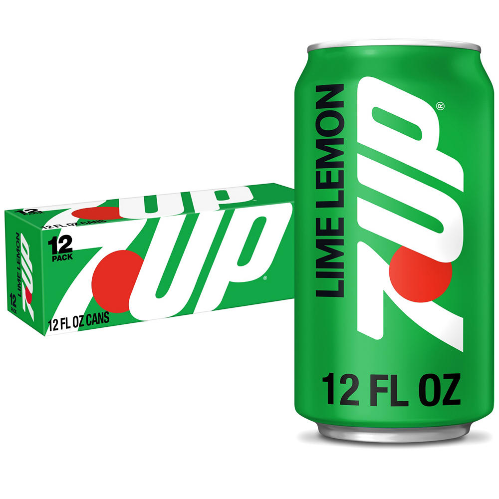 7UP Lime Lemon Caffeine Free Soda 12 pk Cans, 12 oz