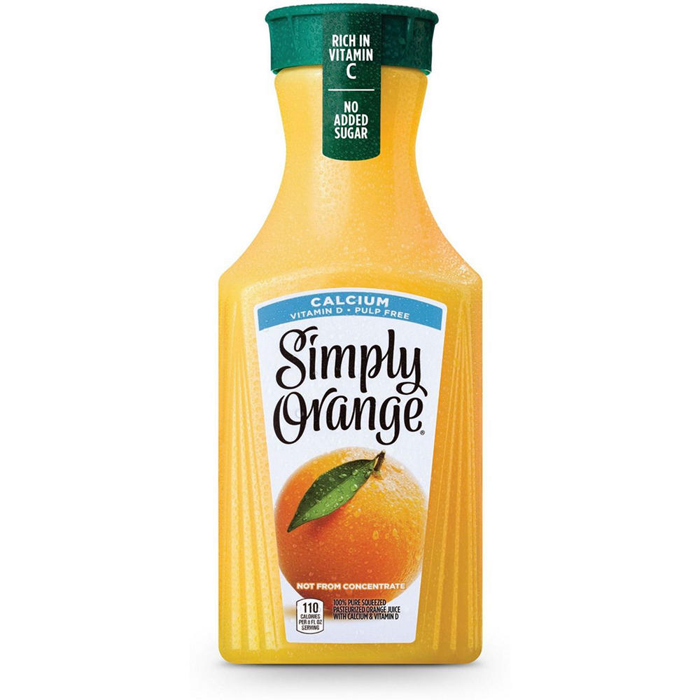 Simply Orange Pulp Free Orange Juice with Calcium & Vitamin D, 46 oz