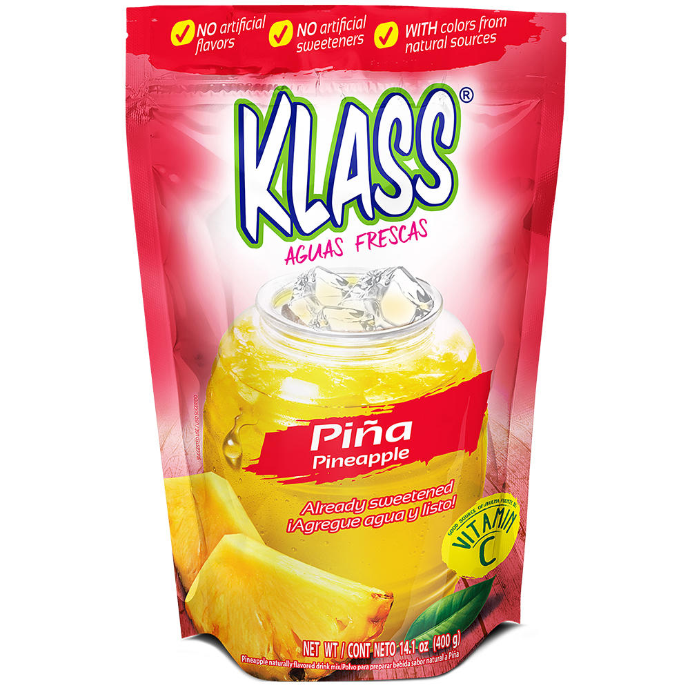 Klass Aguas Frescas Drink Mix - Pineapple, 14.1 oz