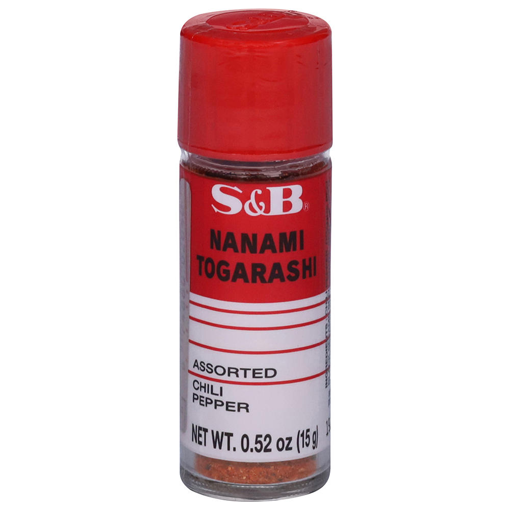 S&B Nanami Togarashi Assorted Chili Pepper Seasoning, 0.52 oz