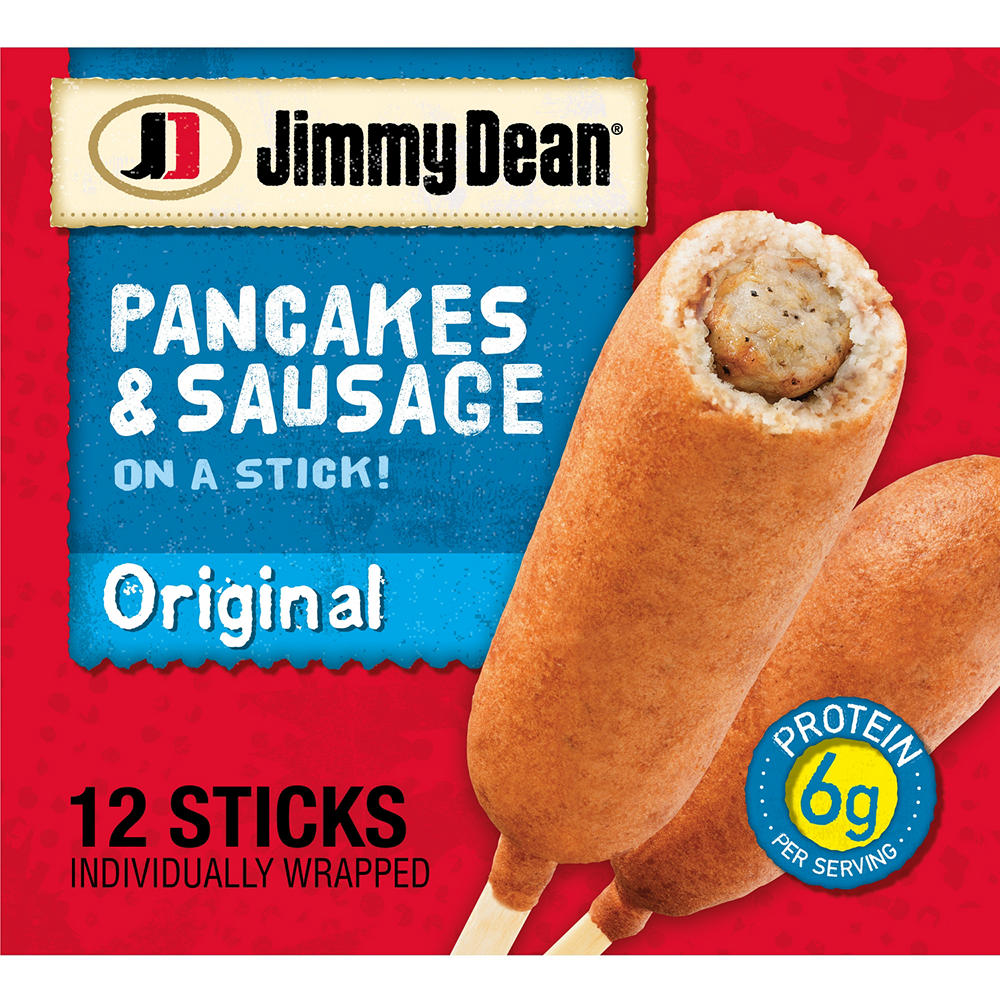 Jimmy Dean Frozen Breakfast Pancakes & Sausage on a Stick, 12 ct