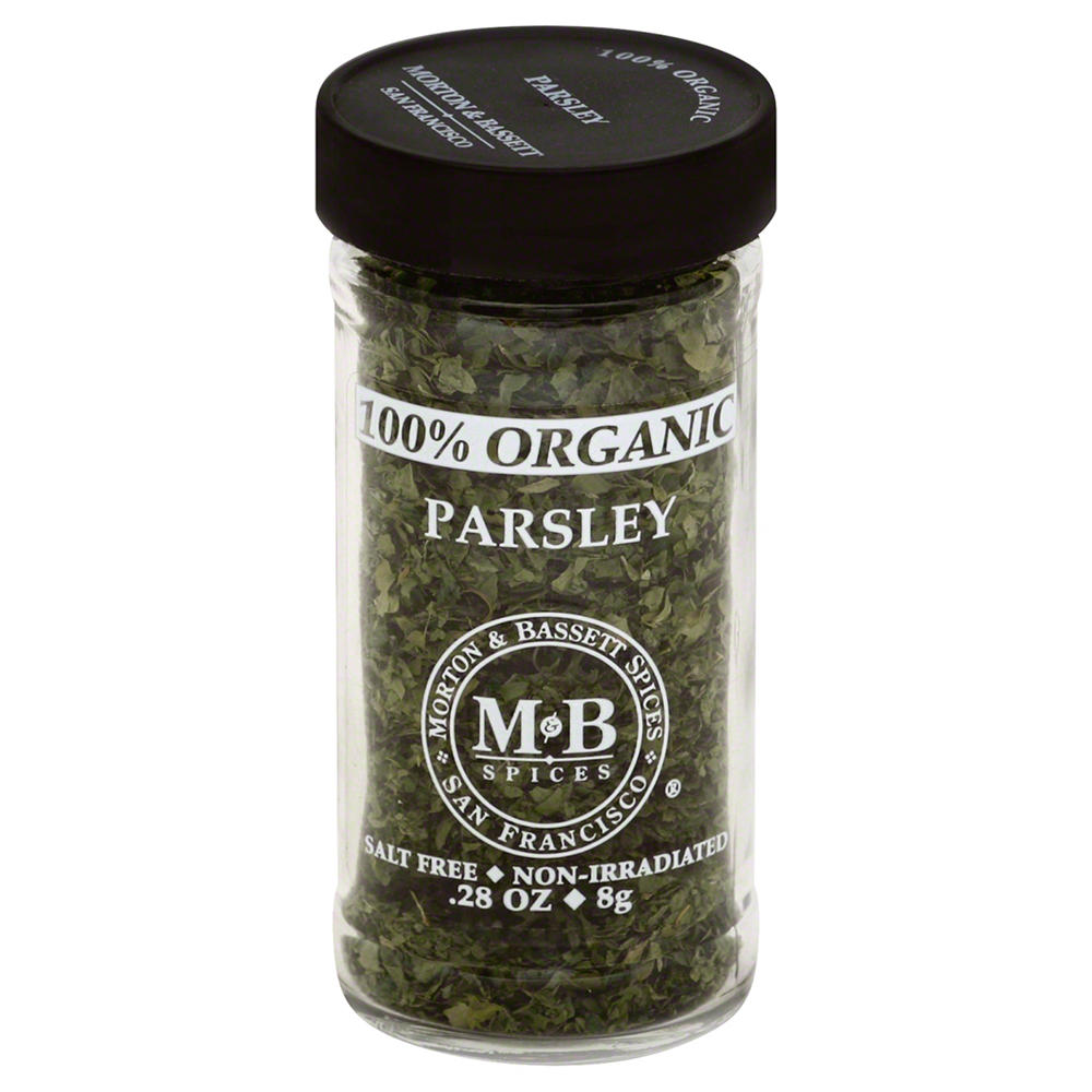 Morton & Bassett 100% Organic Parsley, .28 oz