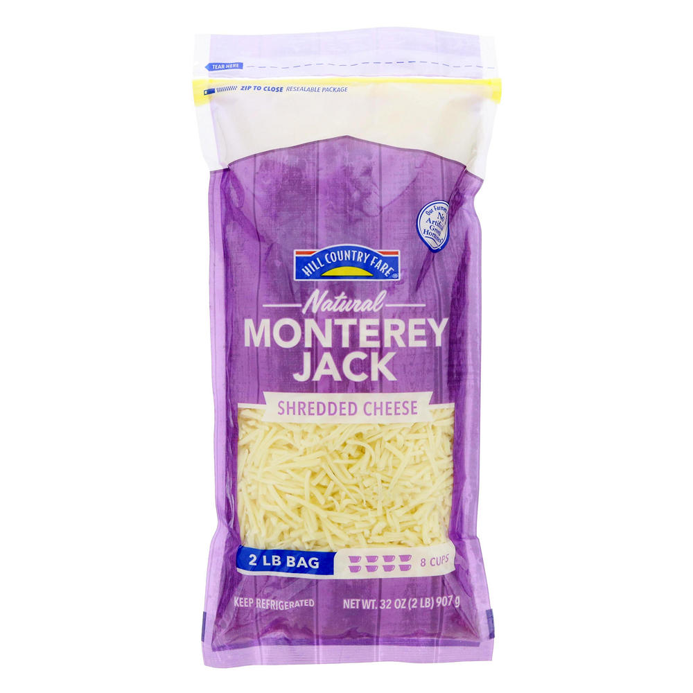 Hill Country Fare Monterey Jack Shredded Cheese, 32 oz