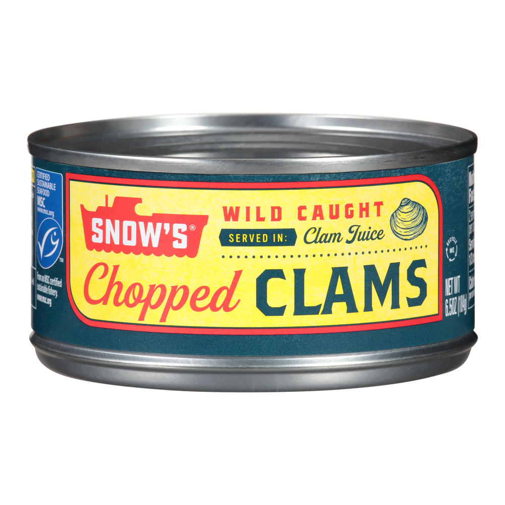 Snow's Chopped Clams in Clam Juice, 6.5 oz