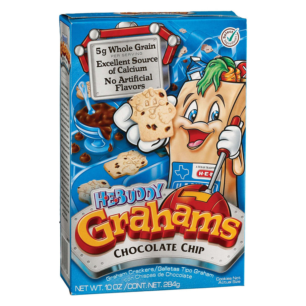 H-E-Buddy Chocolate Chip Grahams, 10 oz
