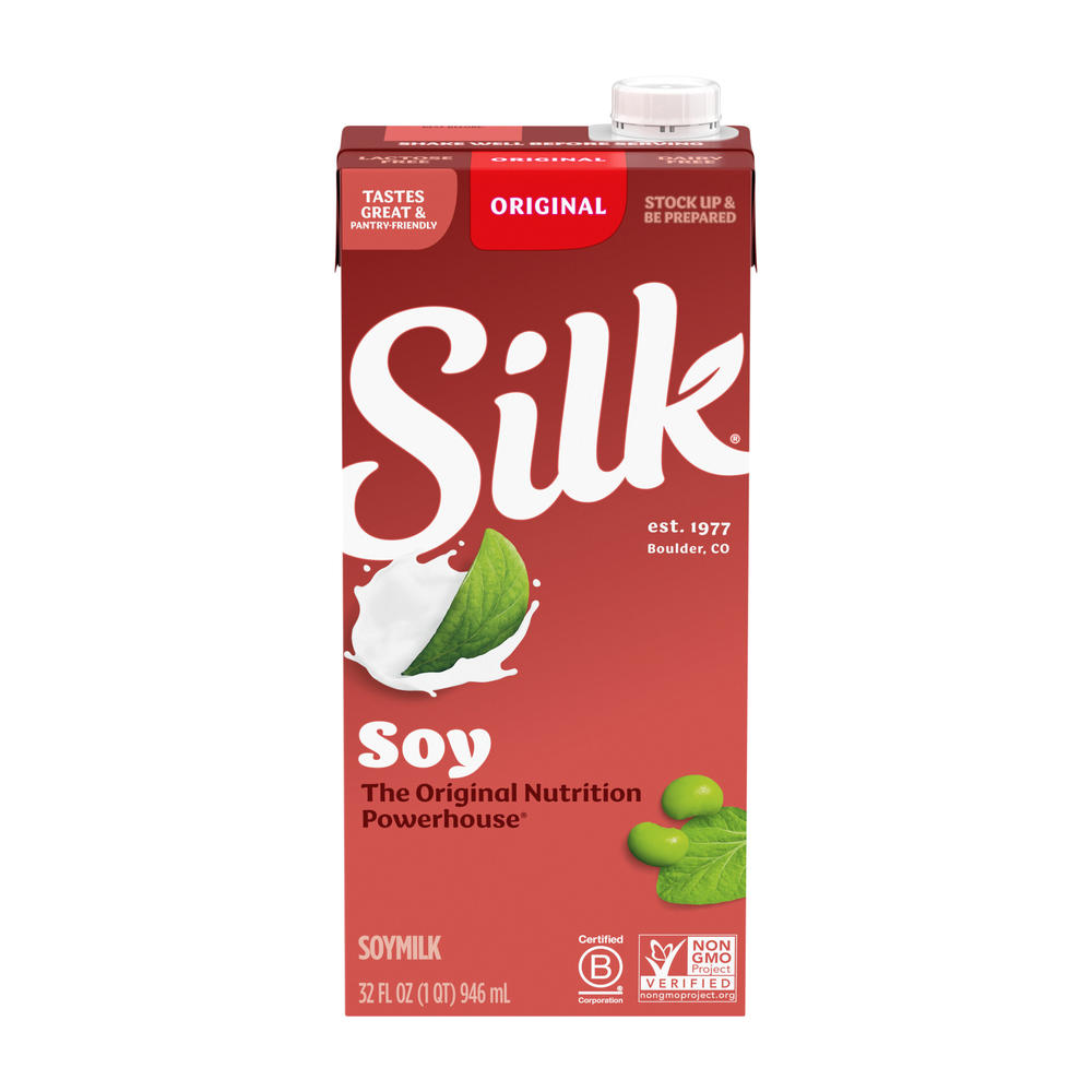 Silk Shelf-Stable Original Soymilk, 32 oz