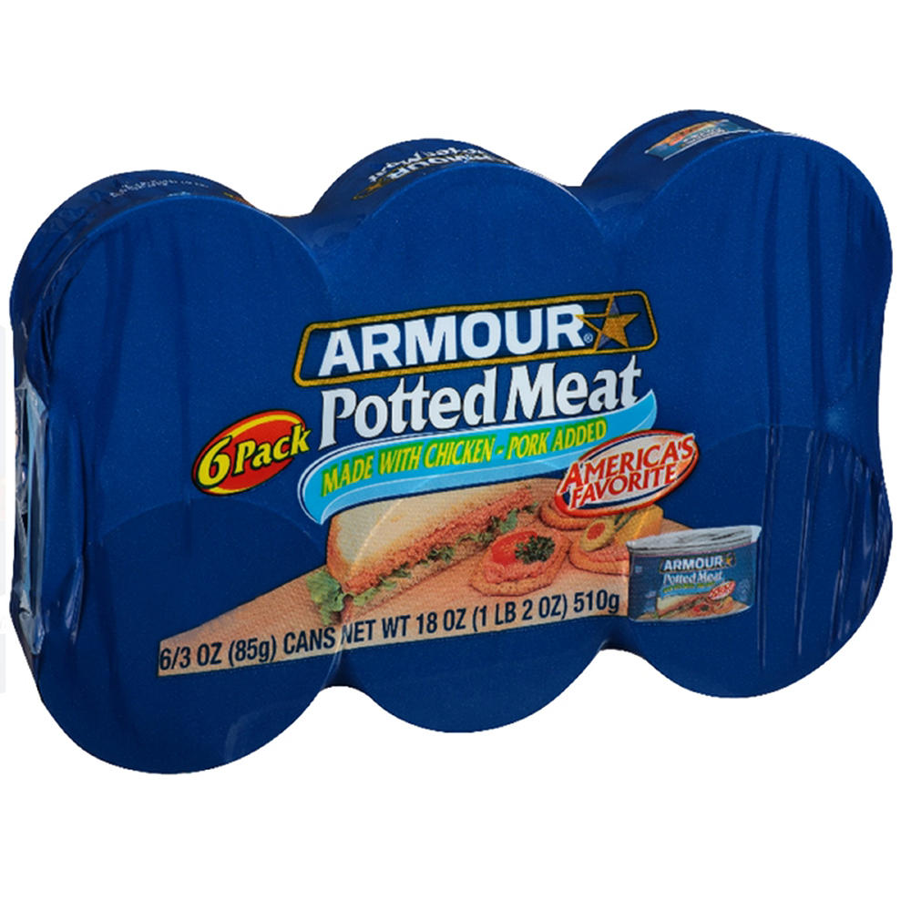 Armour Canned Potted Meat, 6 ct