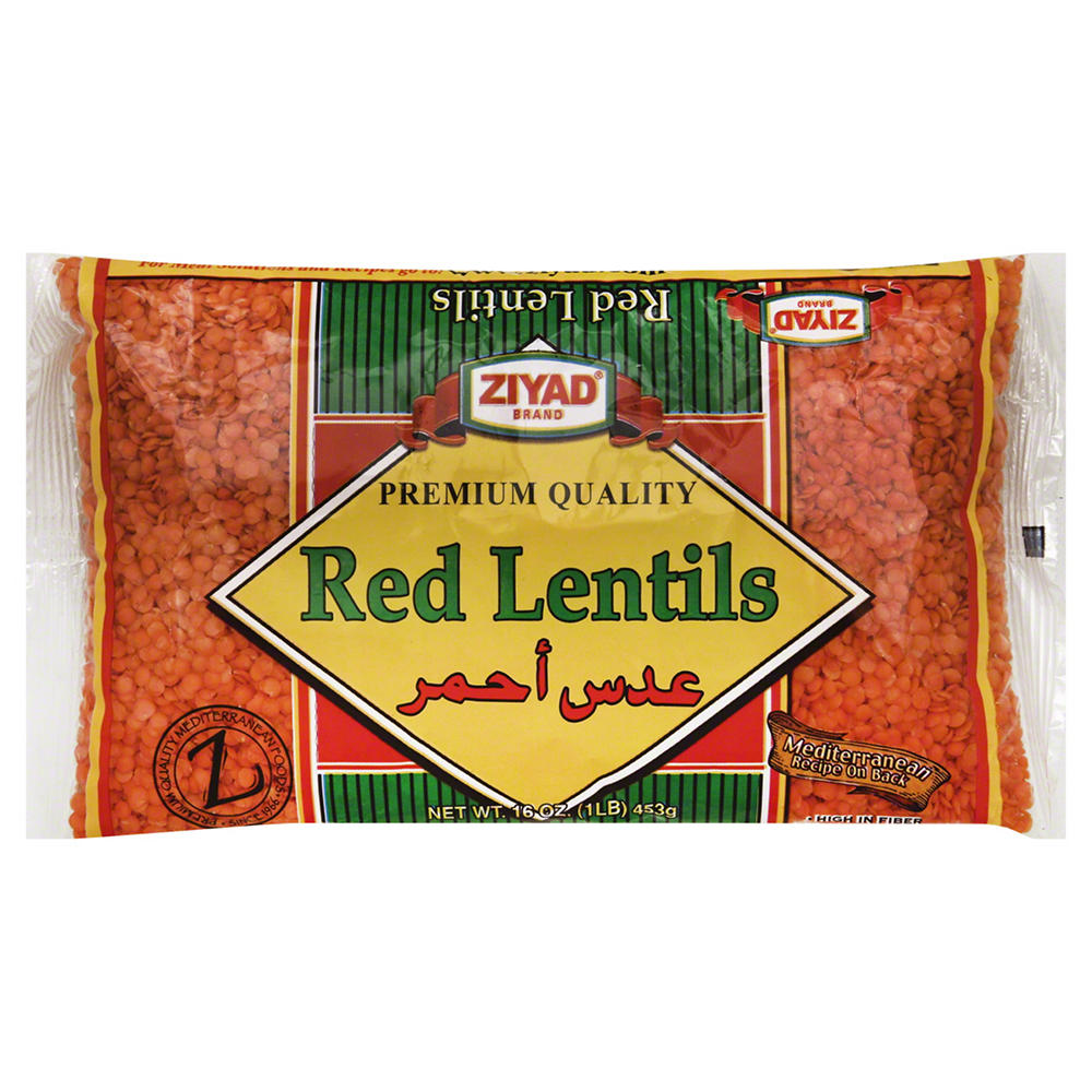 Ziyad All Natural Red Lentils, 16 oz