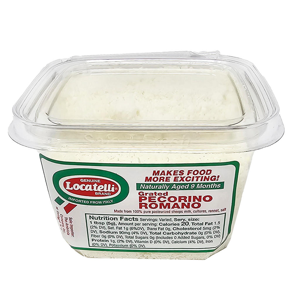 Locatelli Pecorino Romano Grated Cheese, Avg. 0.4 lb