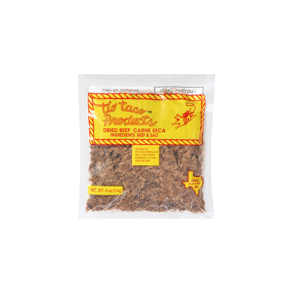 Tio Taco Products Carne Seca (Dried Beef), 4 oz