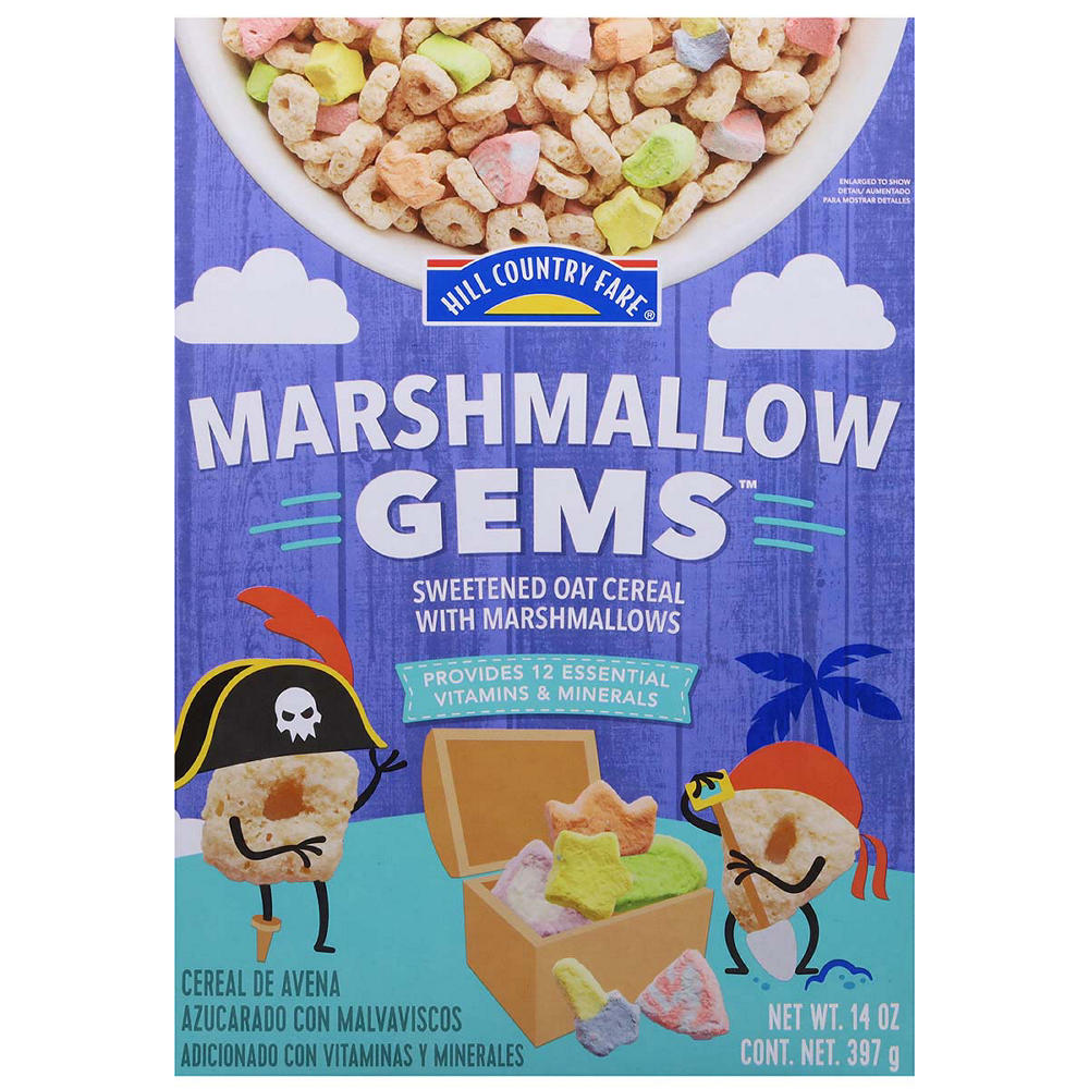 Hill Country Fare Marshmallow Gems Cereal, 14 oz