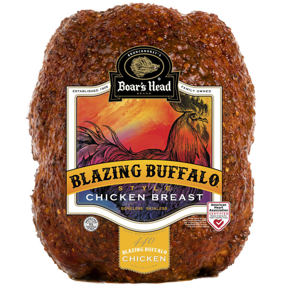 Boar's Head Blazing Buffalo-Style Chicken Breast, Custom Sliced, lb