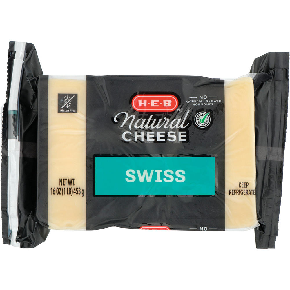 H-E-B Swiss Cheese, 16 oz