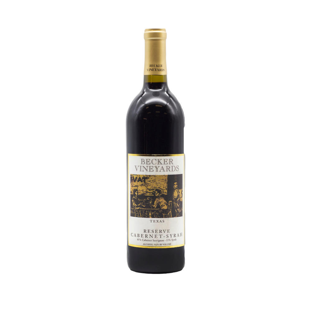 Becker Vineyards Reserve Cabernet Syrah Texas Red Wine, 750 mL
