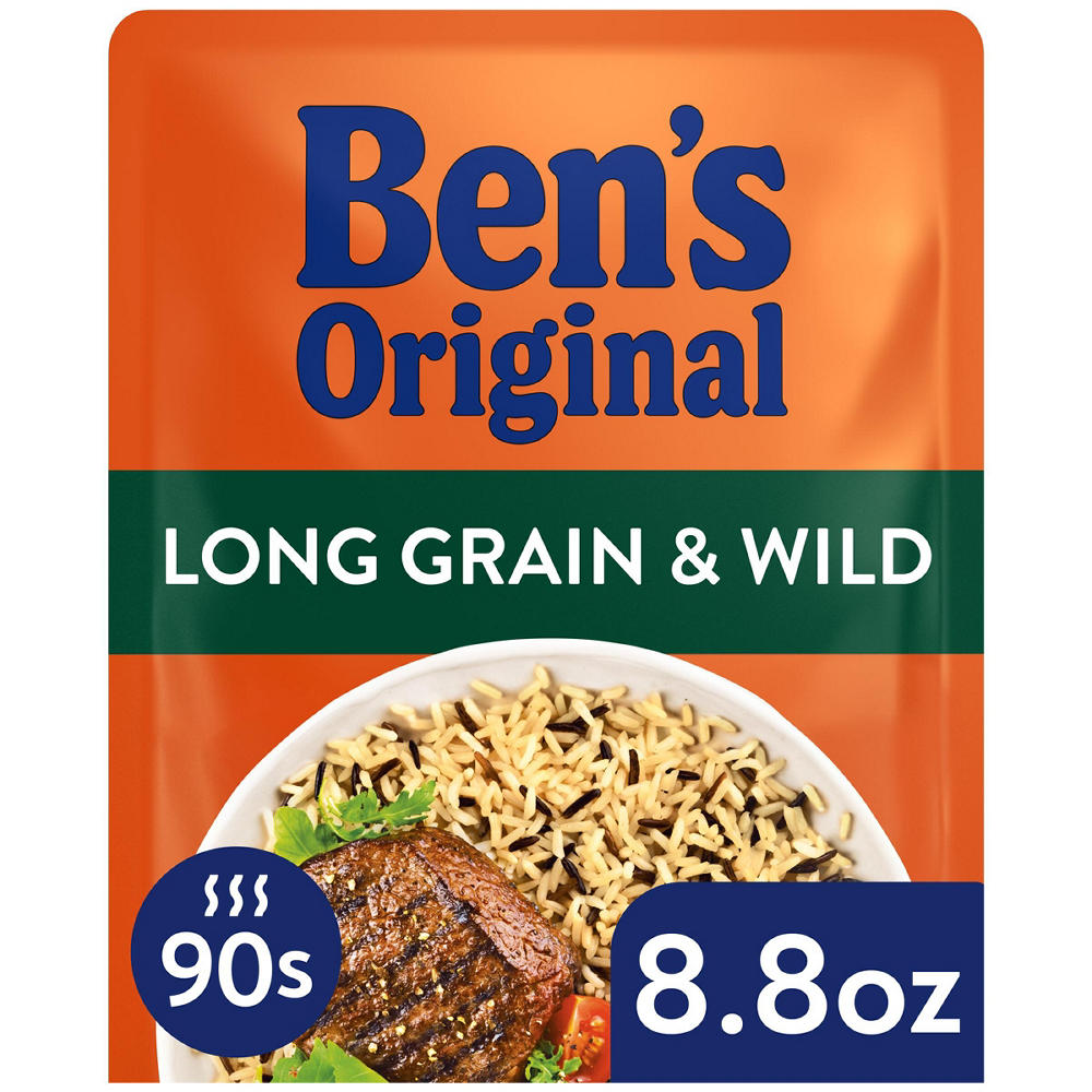 Ben's Original Ready Rice Long Grain and Wild Flavored Rice, 8.8 oz